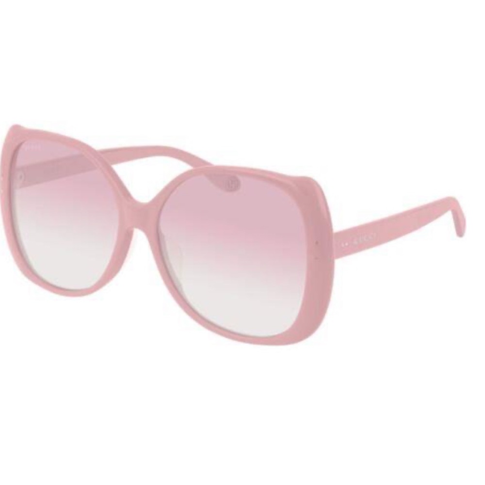 Gucci GG0472SA Oversized Pink Sunglasses